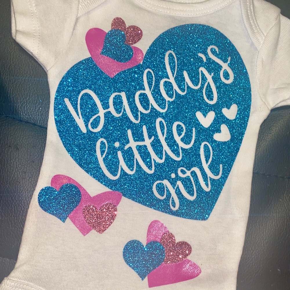 Infant 0-3 months “Daddy’s Little Girl” Valentine